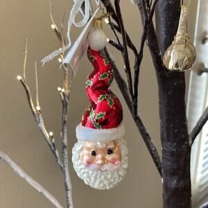 Holiday Christopher Radko — Holly Wiggle Nick Collectable 2002 mouth blown